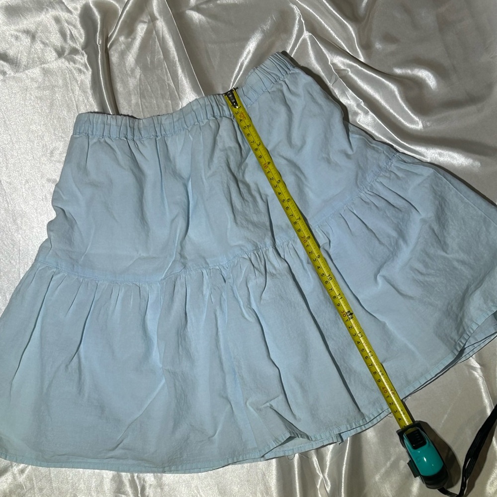 Elegant Light Blue Women's Skater Skirt - Picture 5 of 5